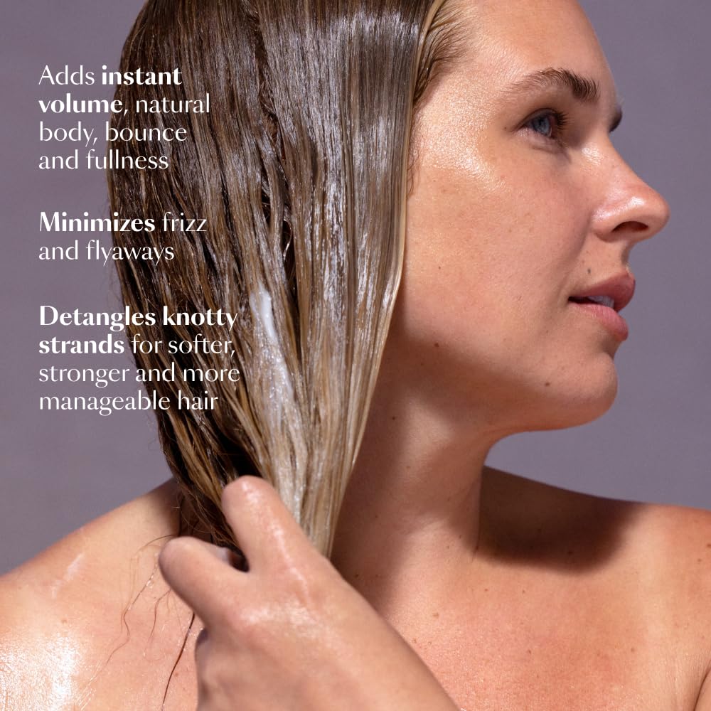 VEGAMOUR UPLIFT Volumizing Conditioner For fine, flat & thinning hair, Provides Volume & Resists Humidity, Non Sticky Formula, Bouncy Soft Hair