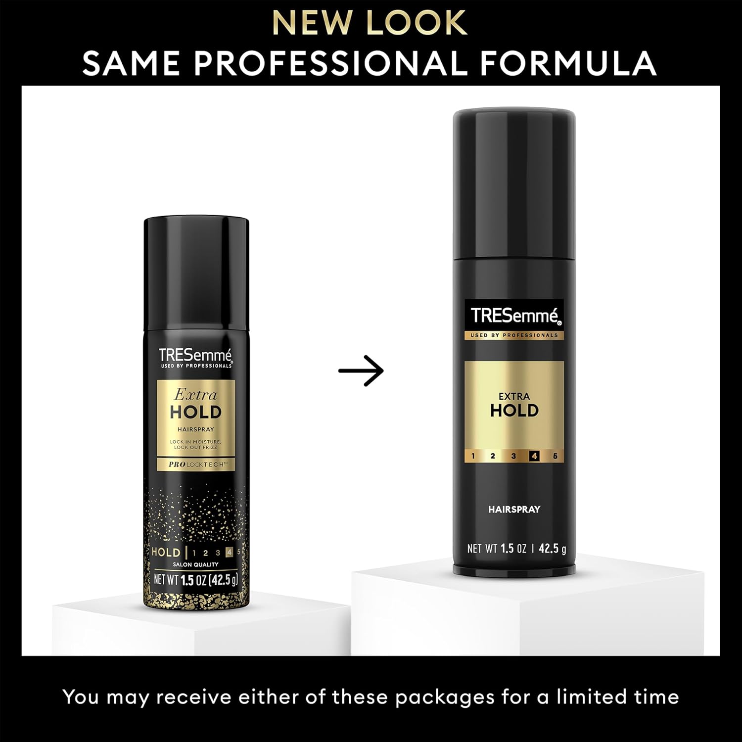 TRESemmé Travel Hairspray, Extra Hold, 24-Pack – Hair Styling Products for On-the-Go Frizz Control, Anti-Humidity Protection, 1.5 Oz Ea