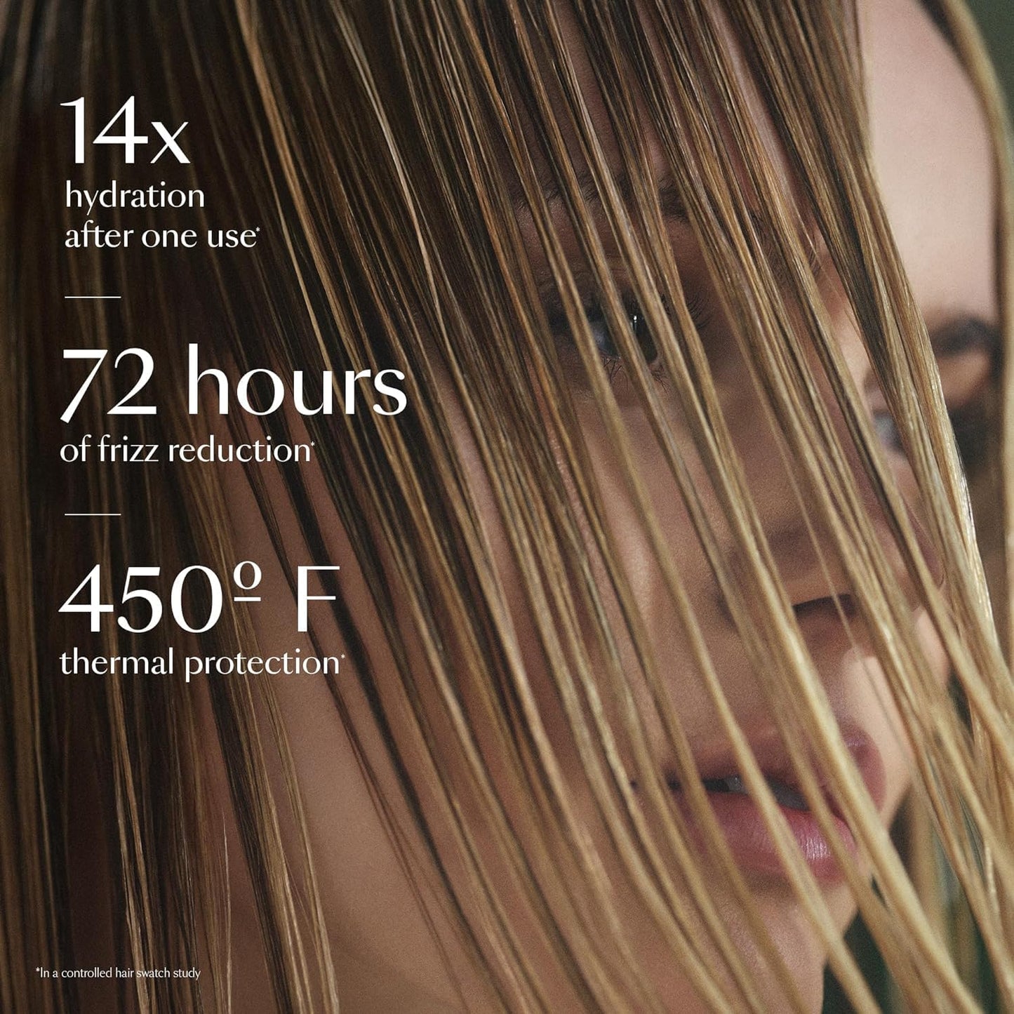 HYDR-8 Leave-In Conditioner, for Deep Hydration & Heat Protection, with Vegan Keratin, for Soft, Silky, Frizz Free Hair